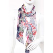 Soft Silk Printed Scarf C50